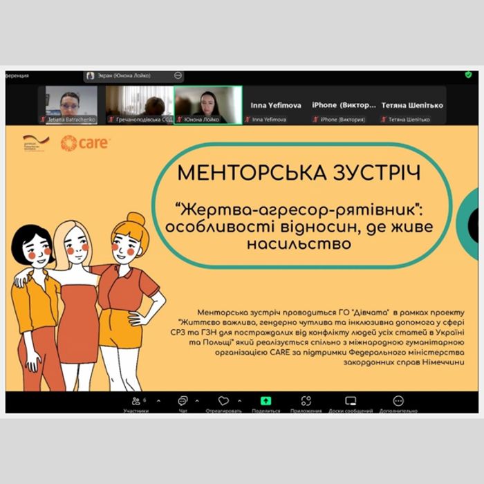 МЕНТОРСЬКА ЗУСТРІЧ З ПІДВИЩЕННЯ КВАЛІФІКАЦІЇ: ВИВЧЕННЯ ДИНАМІКИ ВІДНОСИН У КОНТЕКСТІ ПРОТИДІЇ НАСИЛЬСТВУ