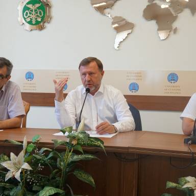 Голова Наглядової ради УМСФ ознайомився з роботою Приймальної комісії та взяв участь в оперативній нараді Університету
